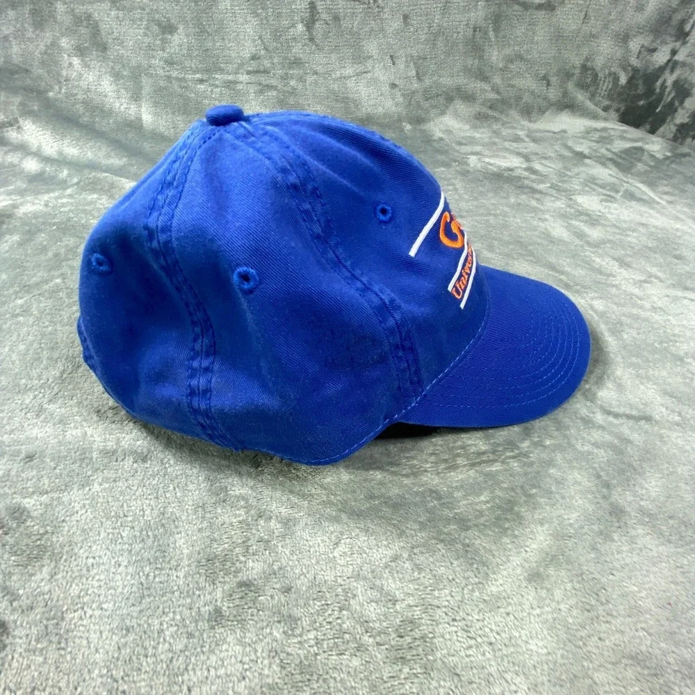 Vintage Florida Gators Snapback Hat College The Game Line Script Blue‎ Cap NCAA